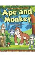 Step-by-Step Way to Draw Ape and Monkey