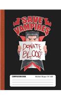 Save Vampires Donate Blood