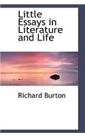 Little Essays in Literature and Life
