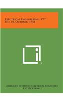 Electrical Engineering, V77, No. 10, October, 1958