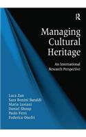 Managing Cultural Heritage
