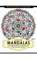 Swear Word Mandalas Coloring Book for Adults [Flowers and Doodle] Vol.3