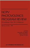 Ncpv Photovoltaics Program Review