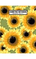 Sunflower Isometric Graph Paper Notebook