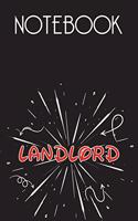 LANDLORD Notebook, Simple Design