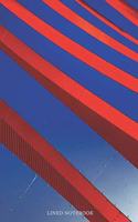 Lined Notebook: Red / Blue(2 Lna1s)