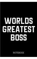 Worlds Greatest Boss - Notebook
