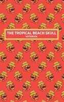The Tropical beach Skull Notebook: Lined, Soft Cover, Letter Size (8.5x11) Ruled Notebook & Journal for students, Kids & Teens. For school and college, writing and notes.