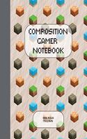 Composition Gamer Notebook Wide Ruled: The Game is Never Over. Perfect Unique Gift Idea Wide Ruled Notebook, Composition Sketch Book to write in for Mens Women Girl Boy under 10$