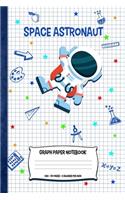 Space Astronaut Graph Paper Notebook