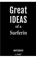 Notizbuch für Surfer / Surferin