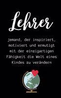 Lehrer Jemand, Der Inspiriert, Motiviert Und Ermutigt Mit Der Einzigartigen