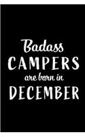 Badass Campers are Born in December