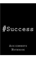 Notebook: #success (for Him)