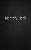 Memory Book: 1/4 Inch Graph Ruled, Memo Book, 5x8, 104 Pages