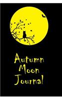 Autumn Moon Journal: Blank lined journal for Fall lovers.