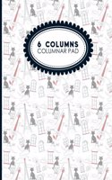 6 Columns Columnar Pad