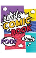 Blank Comic Book Pages: Draw your own Comics with Variety of Templates 110 pages, 8.5 x 11 inches.Blank comic books panel for kids