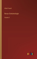 Revue d'entomologie