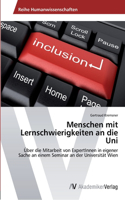 Menschen mit Lernschwierigkeiten an die Uni