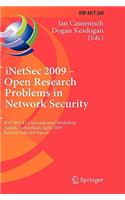 iNetSec 2009-Open Research Problems in Network Security