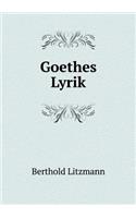 Goethes Lyrik