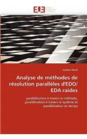 Analyse de Méthodes de Résolution Parallèles d'Edo/Eda Raides