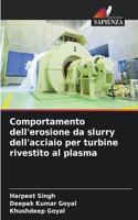 Comportamento dell'erosione da slurry dell'acciaio per turbine rivestito al plasma