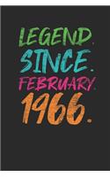 Legend Since February 1966