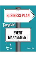 Business Plan Template Event Management