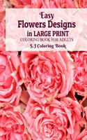 Easy Flowers Designs in Large Print