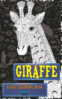 Adult Coloring Book Artists - Animal - Giraffe