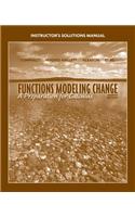 Functions Modeling Change: A Preparation for Calculus Instructor's Solutions Manual