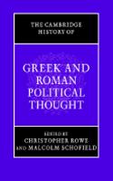 The Cambridge History of Greek and Roman Political Thought