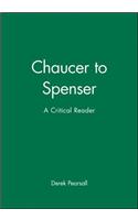 Chaucer to Spenser