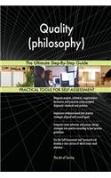 Quality (philosophy) The Ultimate Step-By-Step Guide
