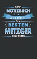 Dieses Notizbuch Gehört Dem Besten Metzger Aller Zeiten