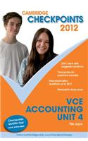 Cambridge Checkpoints VCE Accounting Unit 4 2012