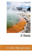 A Thesis