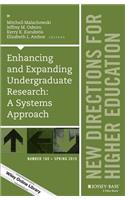 Enhancing and Expanding Undergraduate Research: A Systems Approach