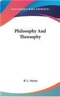 Philosophy and Theosophy
