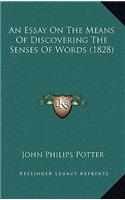 An Essay On The Means Of Discovering The Senses Of Words (1828)