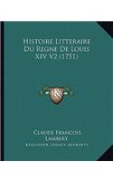 Histoire Litteraire Du Regne De Louis XIV V2 (1751)