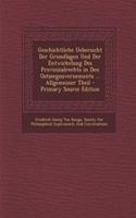 Geschichtliche Uebersicht Der Grundlagen Und Der Entwickelung Des Provinzialrechts in Den Ostseegouvernements ... Allgemeiner Theil