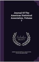 Journal of the American Statistical Association, Volume 7