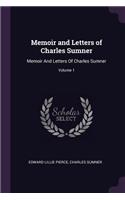Memoir and Letters of Charles Sumner