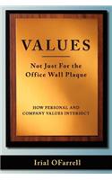 Values - Not Just For the office Wall Plaque