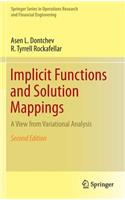 Implicit Functions and Solution Mappings: A View from Variational Analysis(Springer Series in Operations Research and Financial Engineering)
