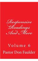 Responsive Readings And More