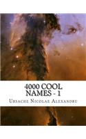 4000 Cool Names - 1